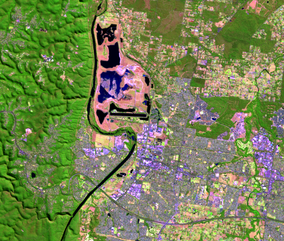 Sept. 3, 2019, Landsat 8 (path/row 89/84) — Penrith Lakes, Sydney, Australia