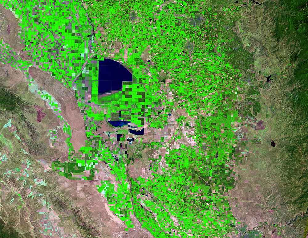 Aug. 8, 1984, Landsat 5 (path/row 42/35) — San Joaquin Valley, California, USA