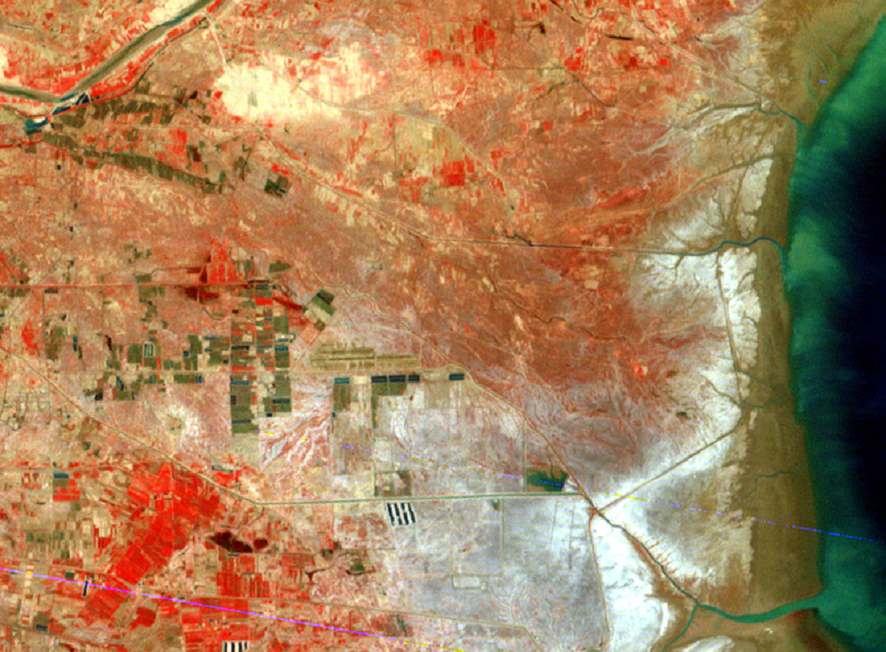 May 27, 1979, Landsat 3 (path/row 130/34) — Dongying, China