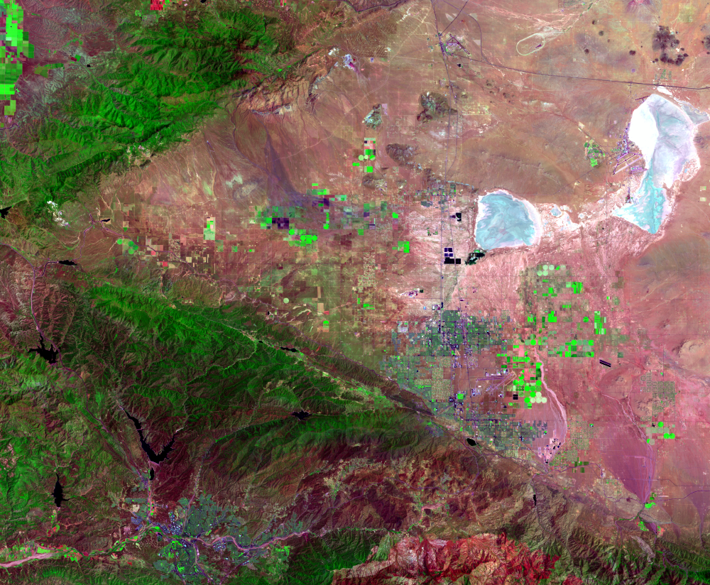 June 22, 2010, Landsat 5 (path/row 41/36) — Antelope Valley, California, USA