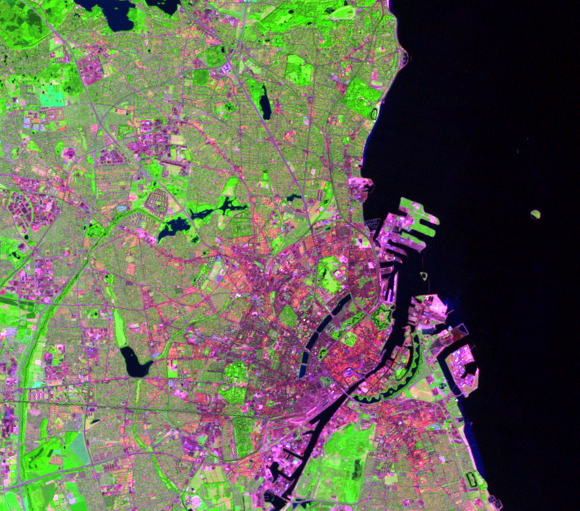 July 12, 1994, Landsat 5 (path/row 194/21) — Nordhavn, Copenhagen, Denmark