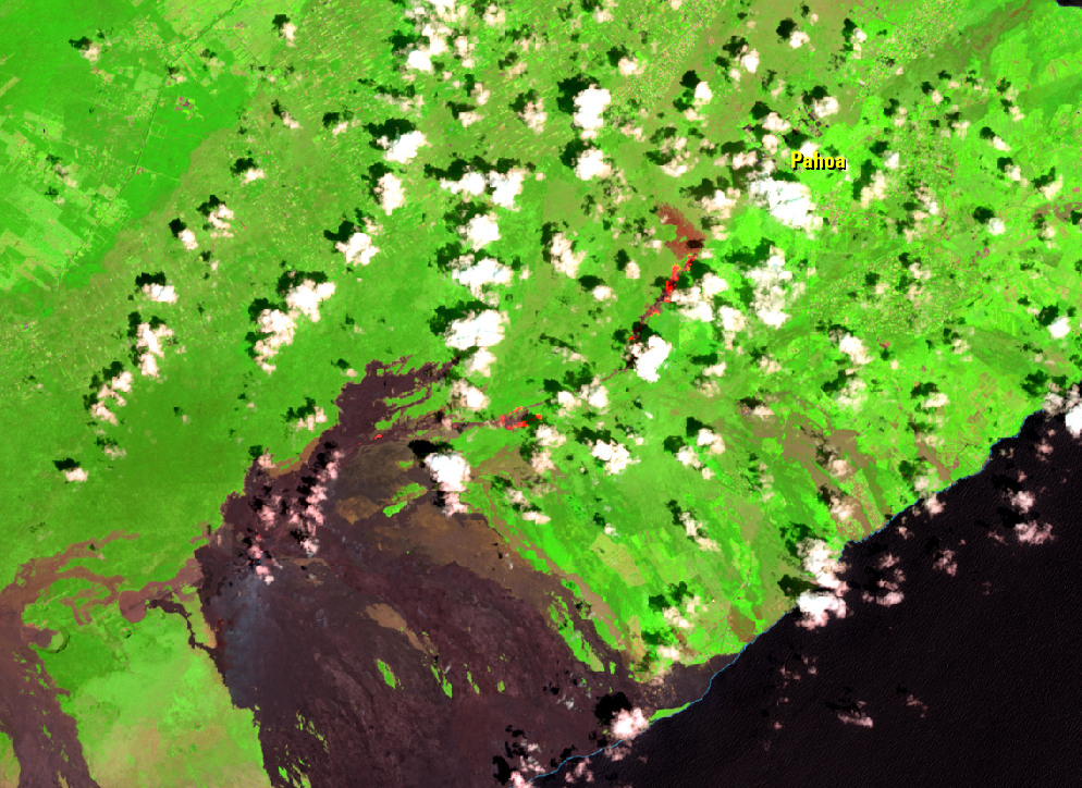 Sep. 24, 2014, Landsat 8 (path/row 62/47) — Pāhoa, HI, USA