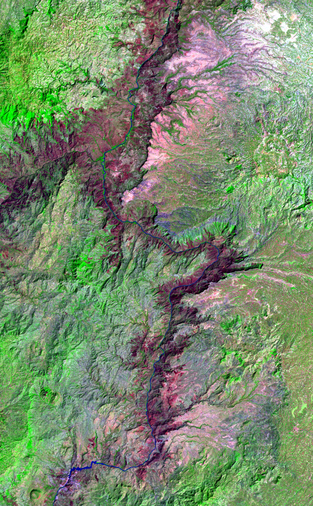 Jan. 28, 2015, Landsat 8 (path/row 169/55) — Gibe III dam, Ethiopia
