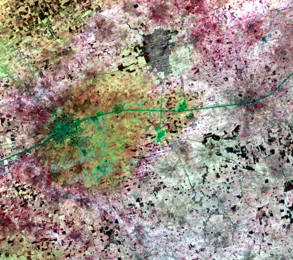 Oct. 26, 2016, Landsat 8 (path/row 196/50) — cattle corridors, Mali