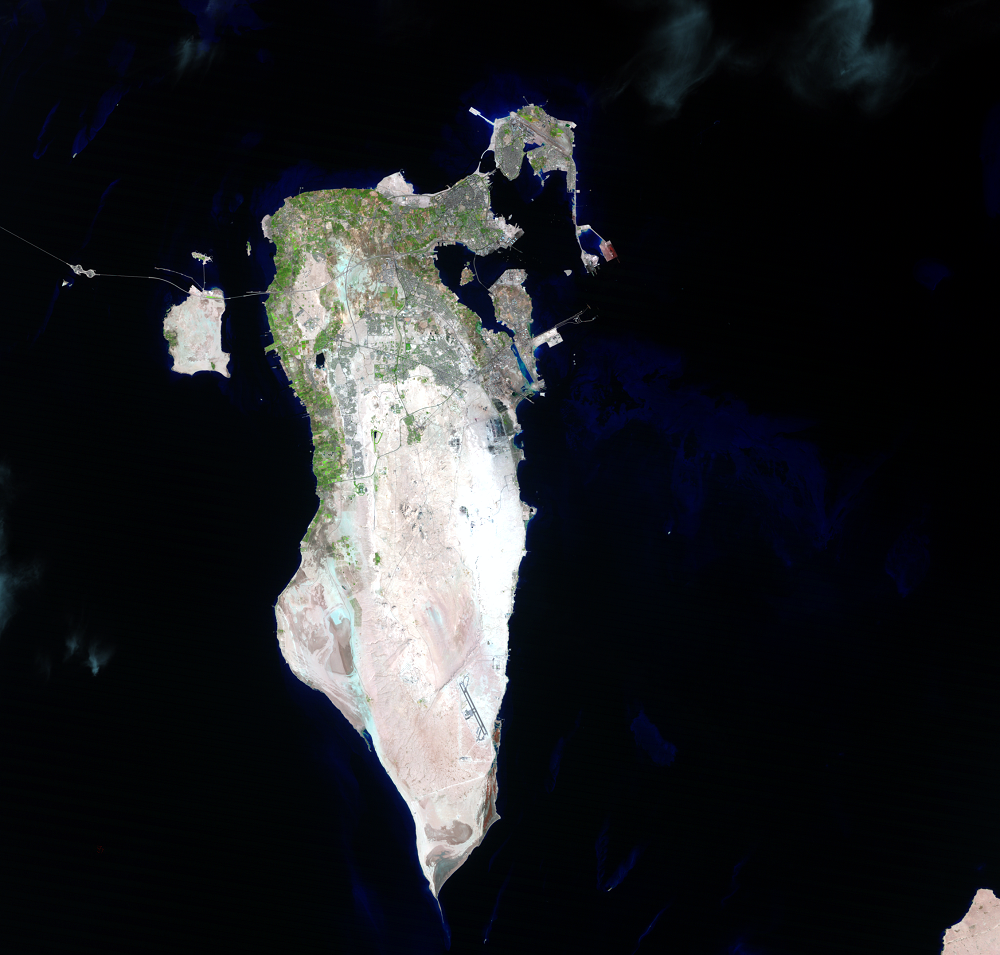 Nov. 2, 1992, Landsat 5 (path/row 163/42) — Bahrain