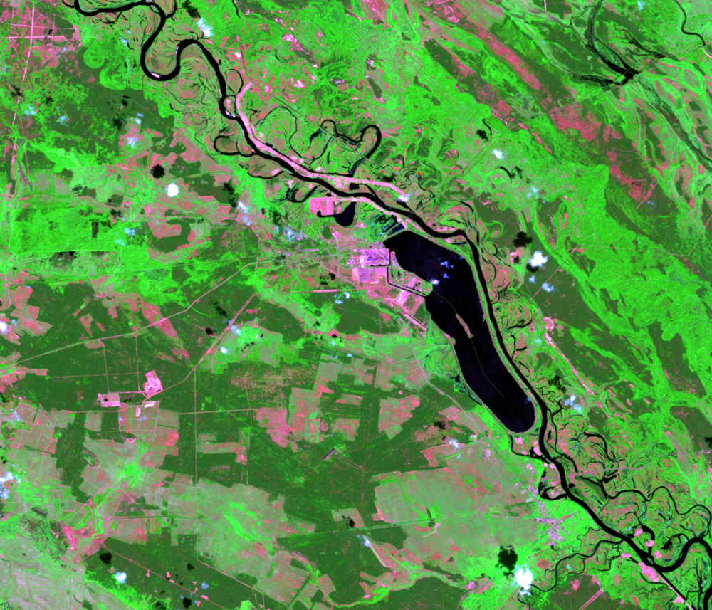 June 5, 2011, Landsat 5 (path/row 182/24) — Chernobyl, Ukraine