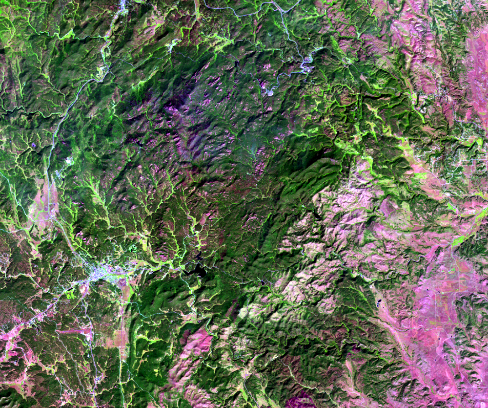 Sep. 15, 2009, Landsat 5 (path/row 33/30) — Black Hills, SD, USA