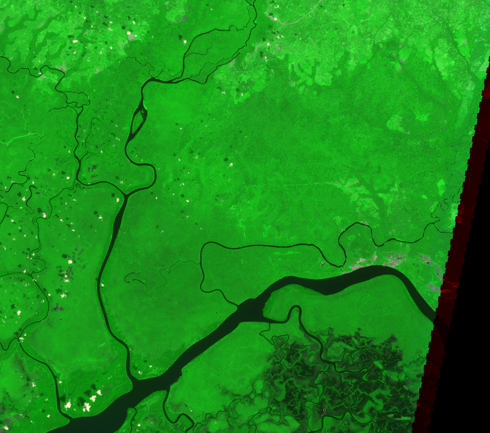 Dec. 13, 1999, Landsat 7 (path/row 190/56) — Gilli Gilli Forest Reserve, Nigeria