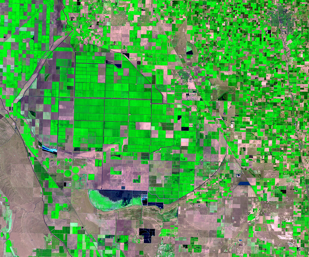 Aug. 20, 2000, Landsat 5 (path/row 42/35) — Tulare Basin, California, USA