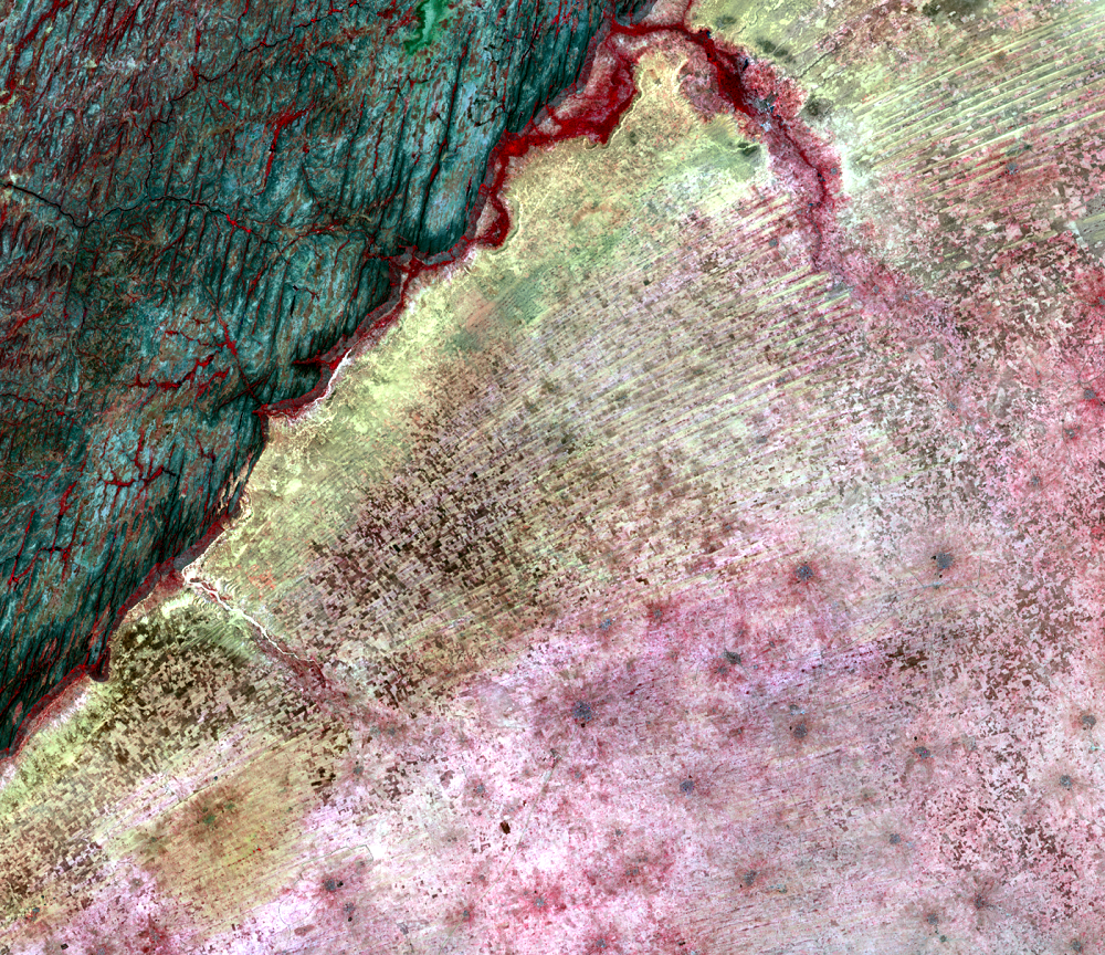 Oct. 26, 2016, Landsat 8 (path/row 196/50) — Cropland in the Seno Plain, Mali