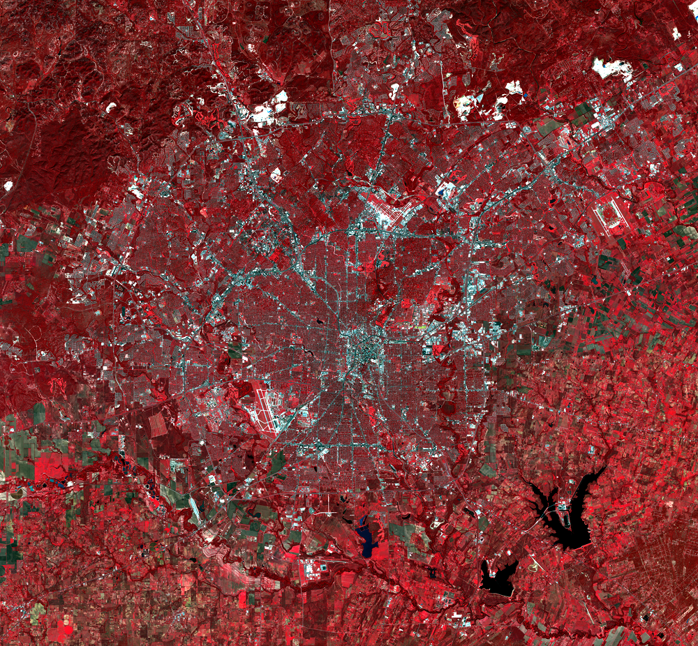 Nov. 3, 2013, Landsat 8, (path/row 27/40) — San Antonio, TX, USA