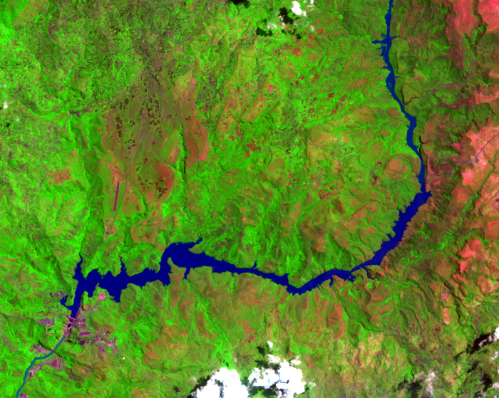 May 20, 2015, Landsat 8 (path/row 169/55) — Gibe III dam, Ethiopia