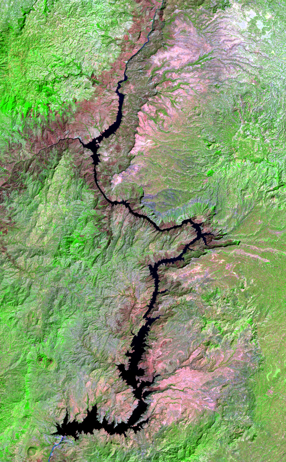 Jan. 1, 2017, Landsat 8 (path/row 169/55) — Gibe III dam, Ethiopia