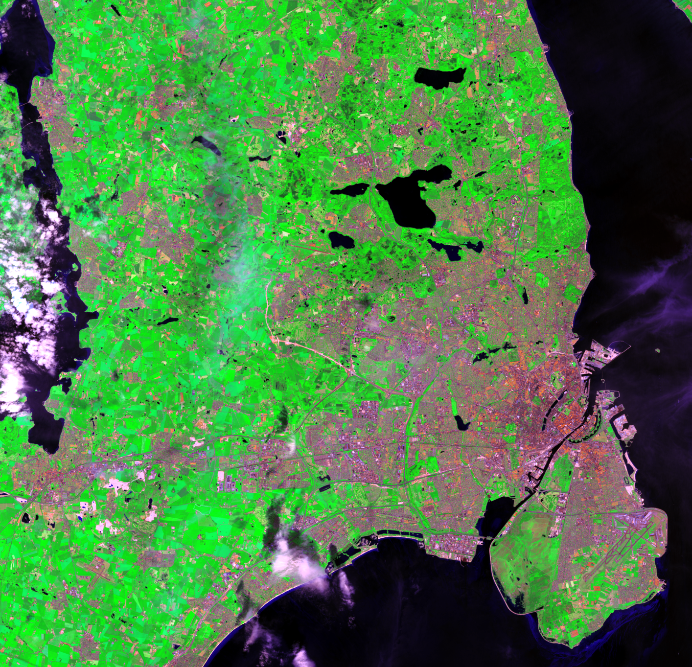 June 17, 2014, Landsat 8 (path/row 194/21) — Copenhagen’s Five-Finger Plan