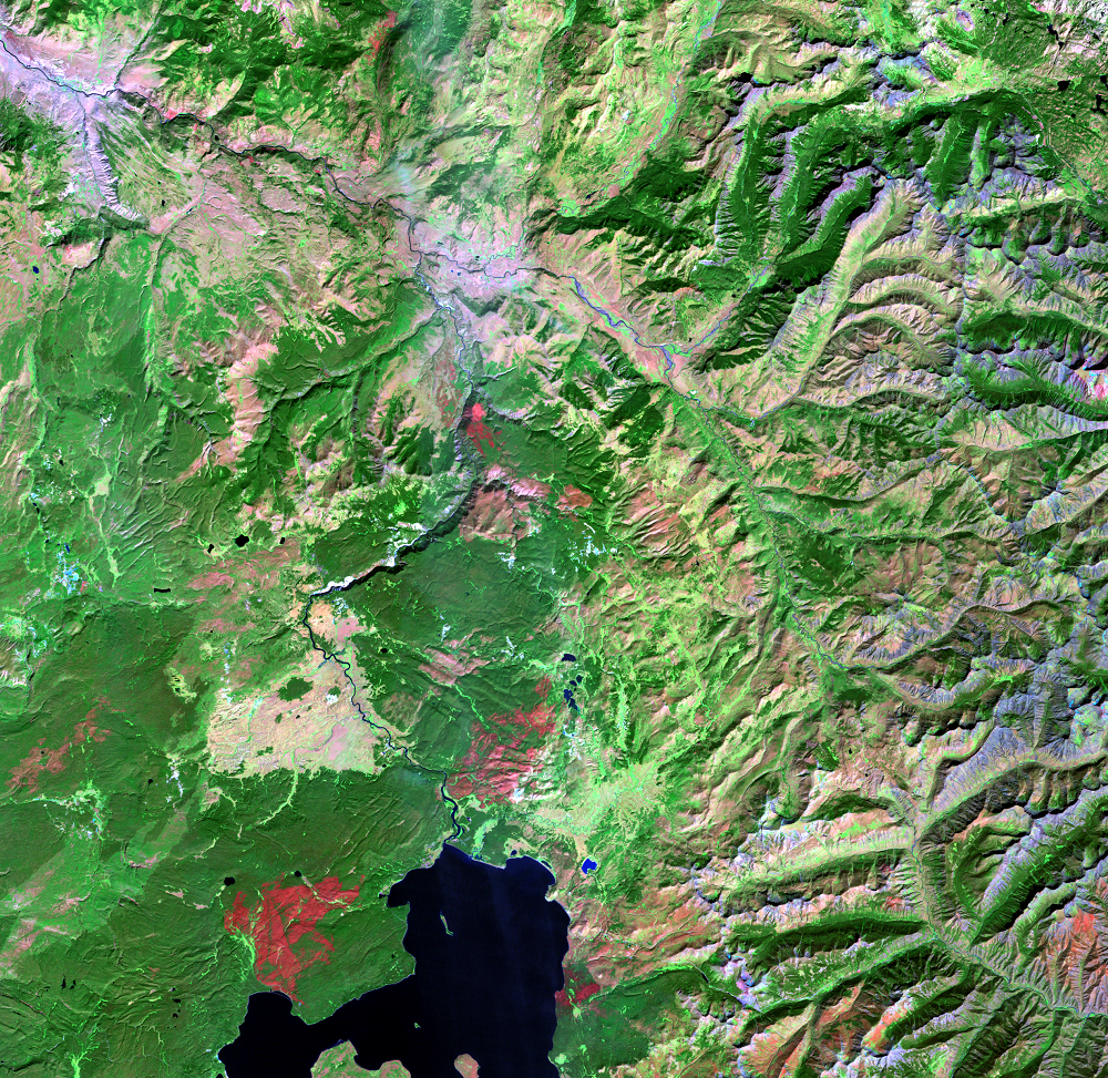 Sep. 24, 2011, Landsat 5 (path/row 38/29) — Yellowstone National Park, USA