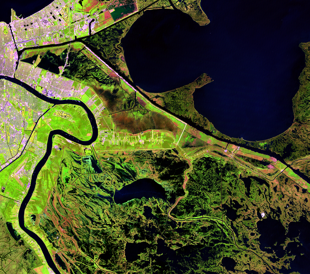 Sep. 26, 2006, Landsat 5 (path/row 22/39) — St. Bernard Parish, New Orleans, Louisiana, USA