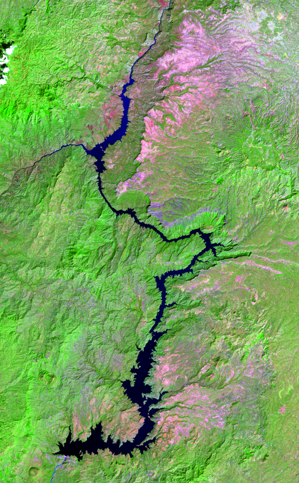 Dec. 3, 2017, Landsat 8 (path/row 169/55) — Gibe III dam, Ethiopia