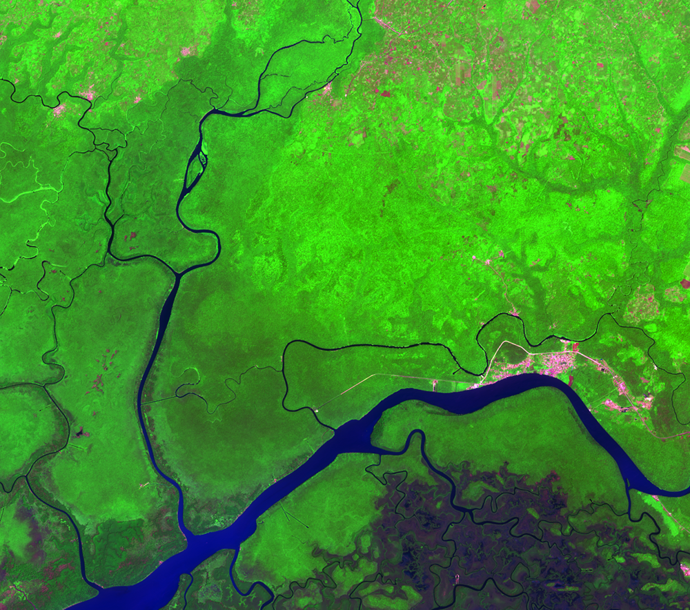 Jan. 2, 2016, Landsat 8 (path/row 190/56) — Gilli Gilli Forest Reserve, Nigeria
