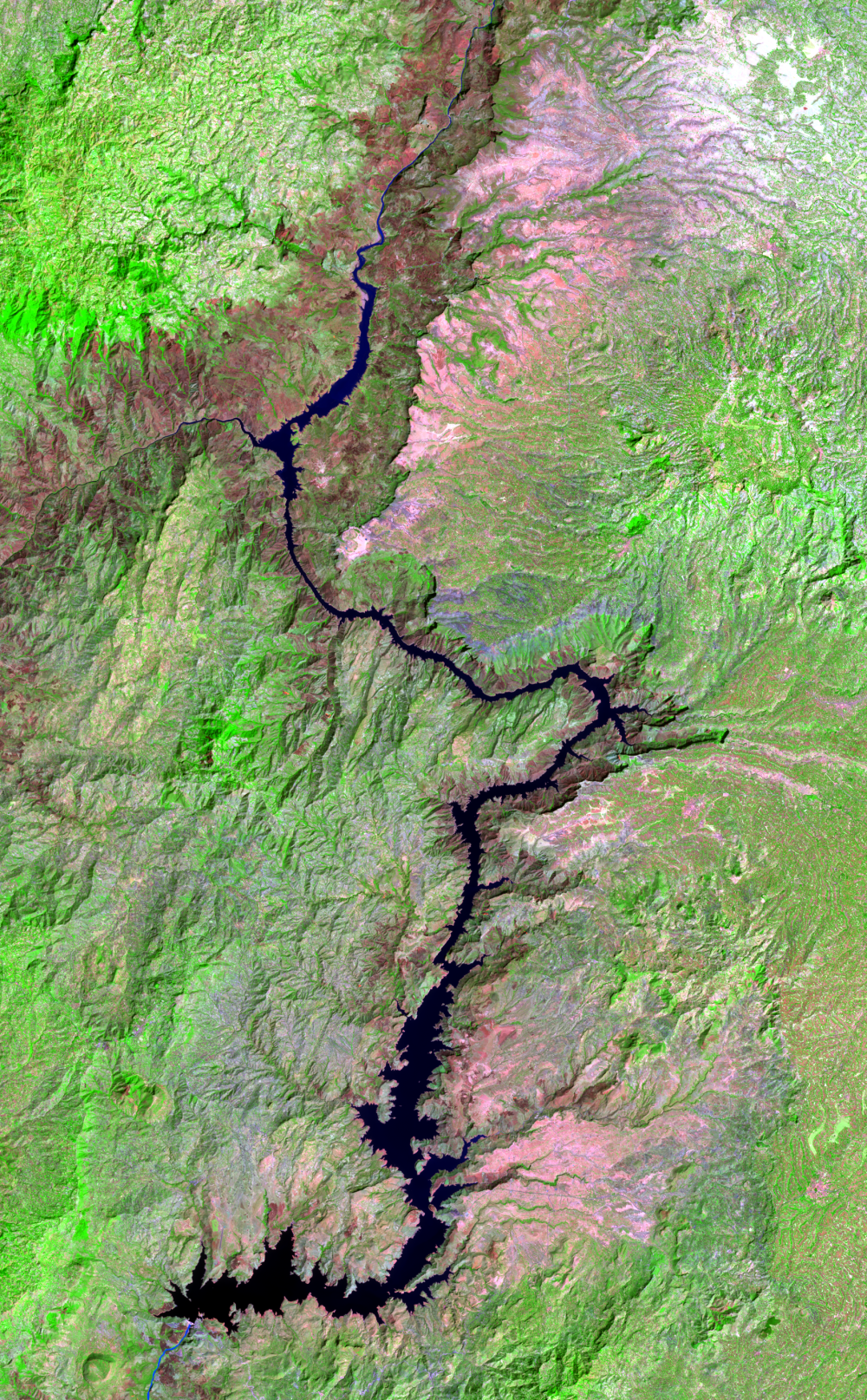 Jan. 23, 2019, Landsat 8 (path/row 169/55) — Gibe III dam, Ethiopia