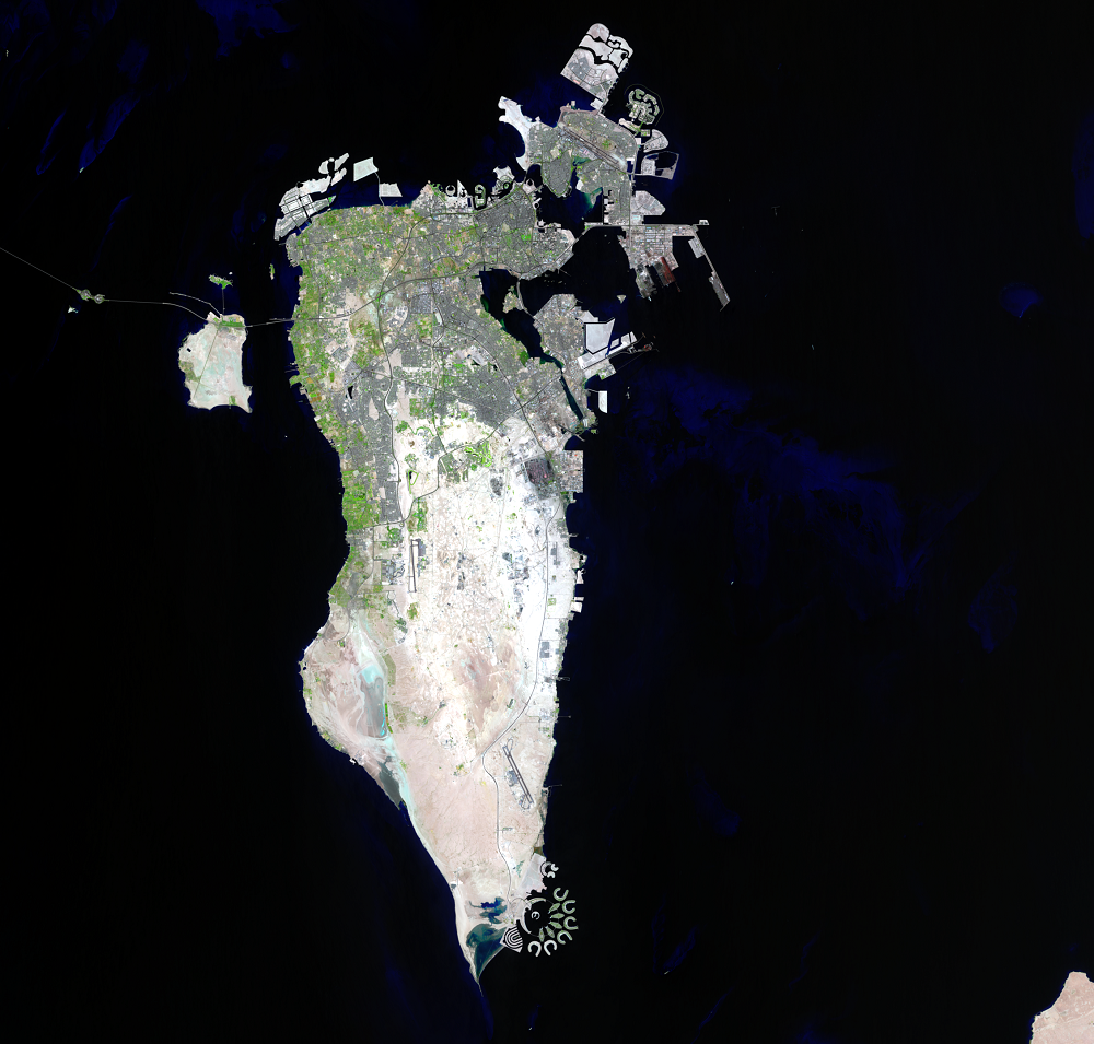 Sep. 10, 2019, Landsat 8 (path/row 163/42) — Bahrain