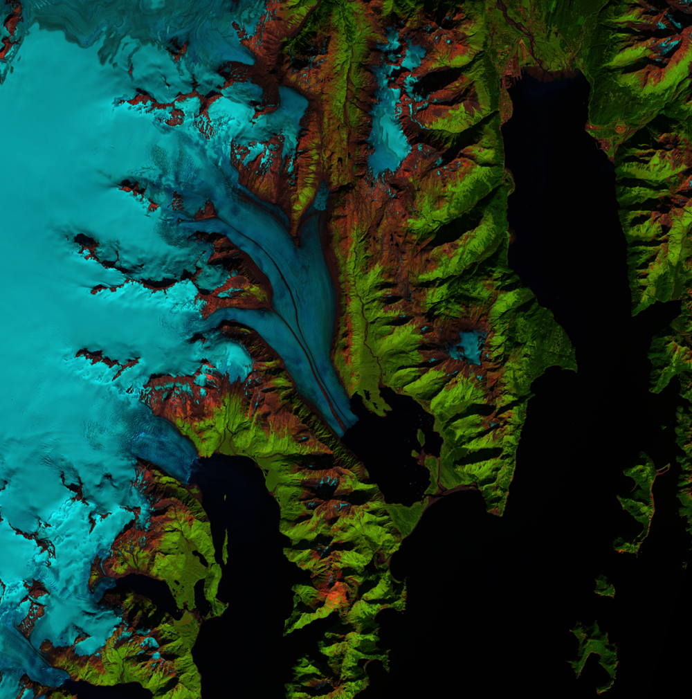 Sep. 4, 2018, Landsat 8 (path/row 69/18) — Bear Glacier, Alaska, USA