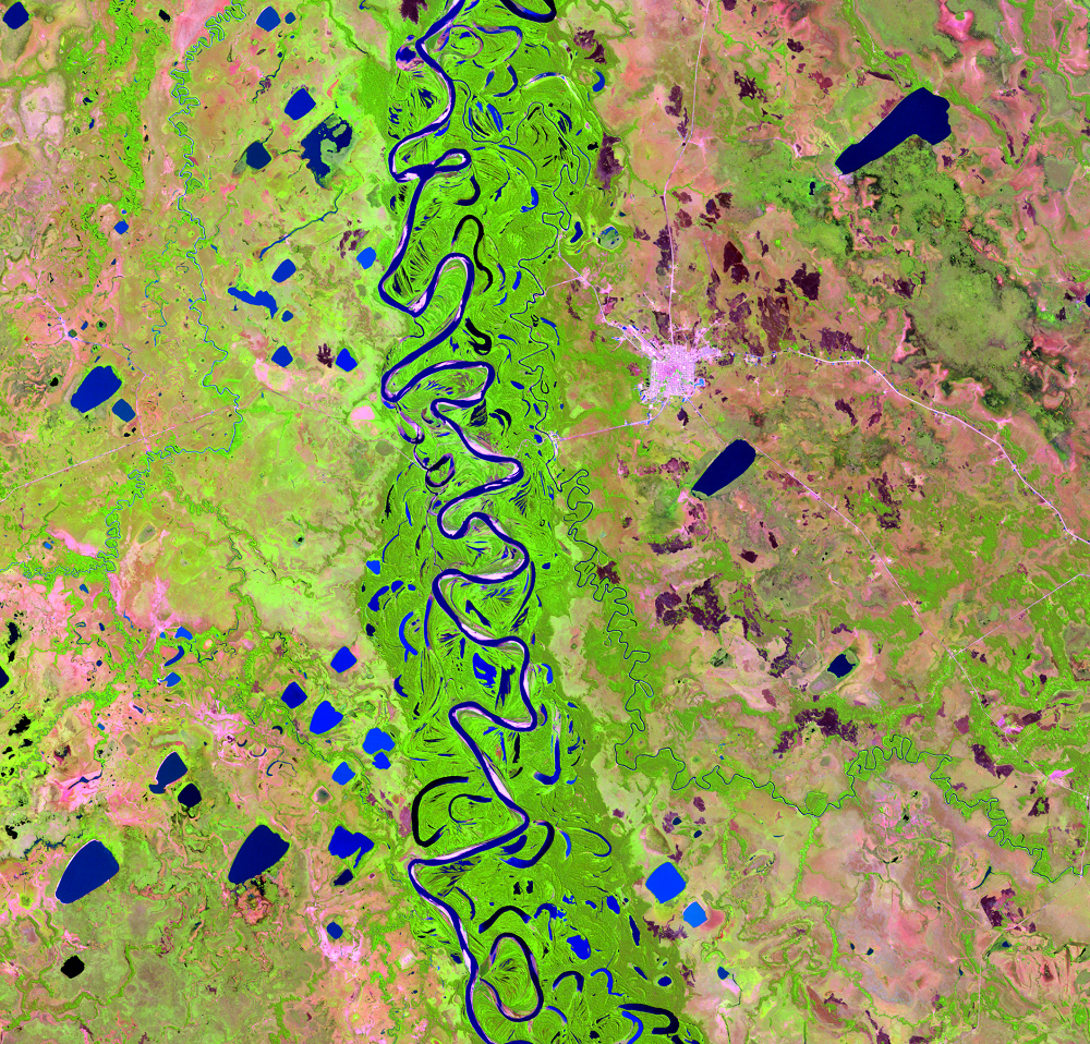 Aug. 7, 1994, Landsat 5 (path/row 232/70) — Mamoré River, Bolivia