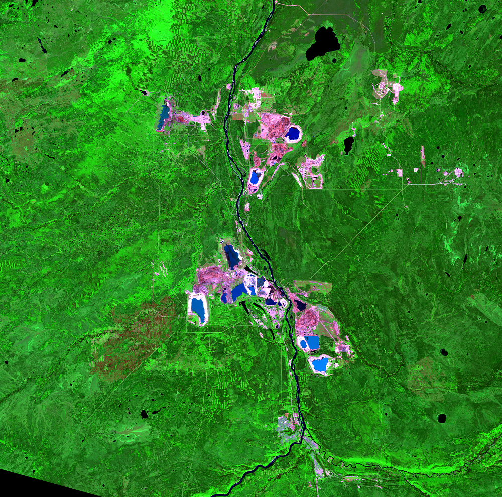 Sep. 14, 2009, Landsat 5 (path/row 42/20) — Athabasca Oil Sands, Alberta, Canada