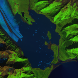 Sep. 2, 2014, Landsat 8 (path/row 68/18) — Bear Glacier Lagoon, Alaska, USA