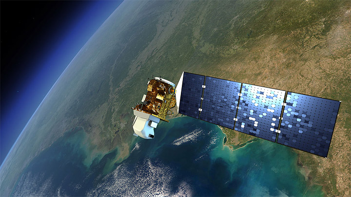 Landsat 8 launched on February 11, 2013, and monitors change over time on the Earth.
