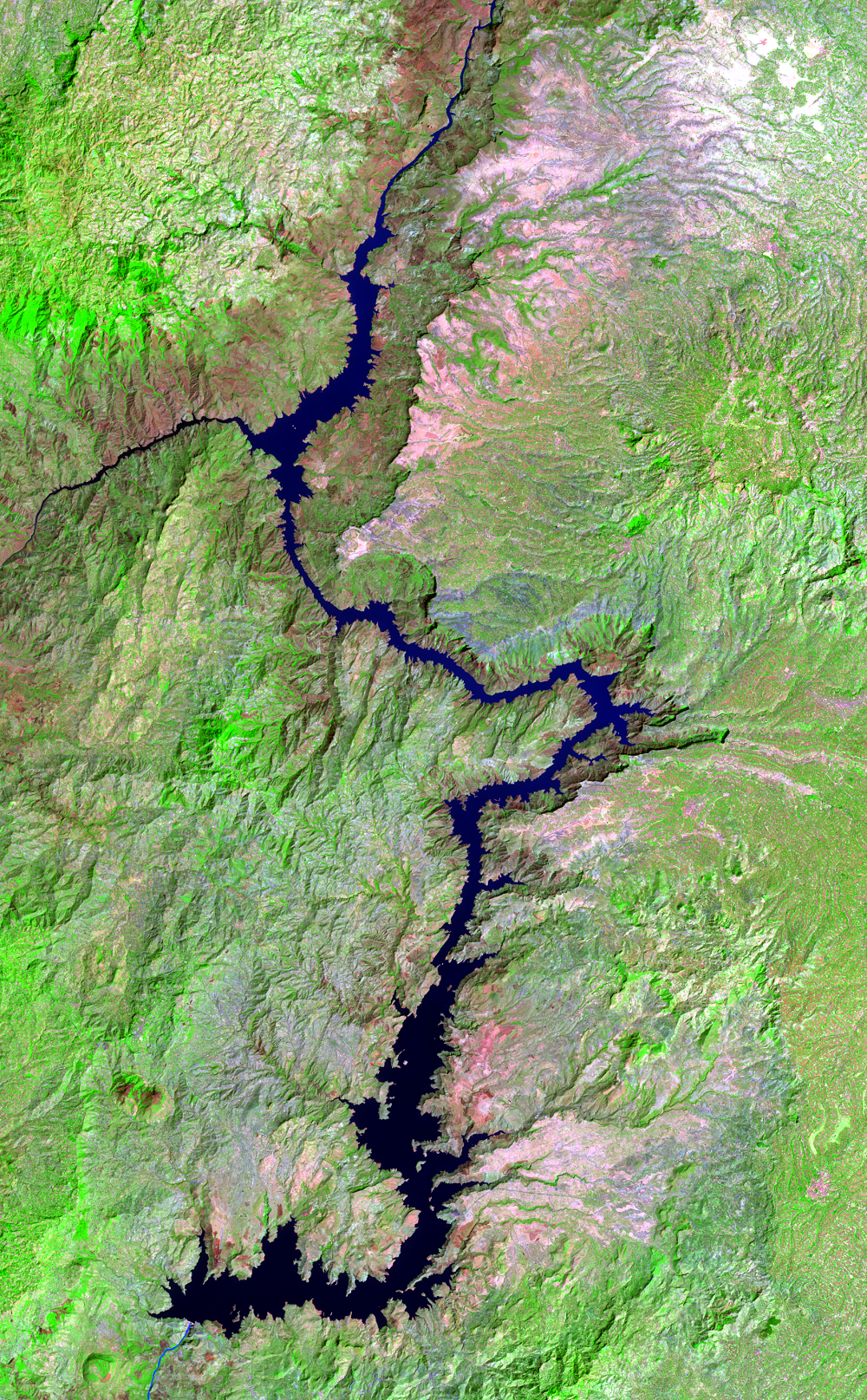 Jan. 28, 2021, Landsat 8 (path/row 169/55) — Gibe III dam, Ethiopia