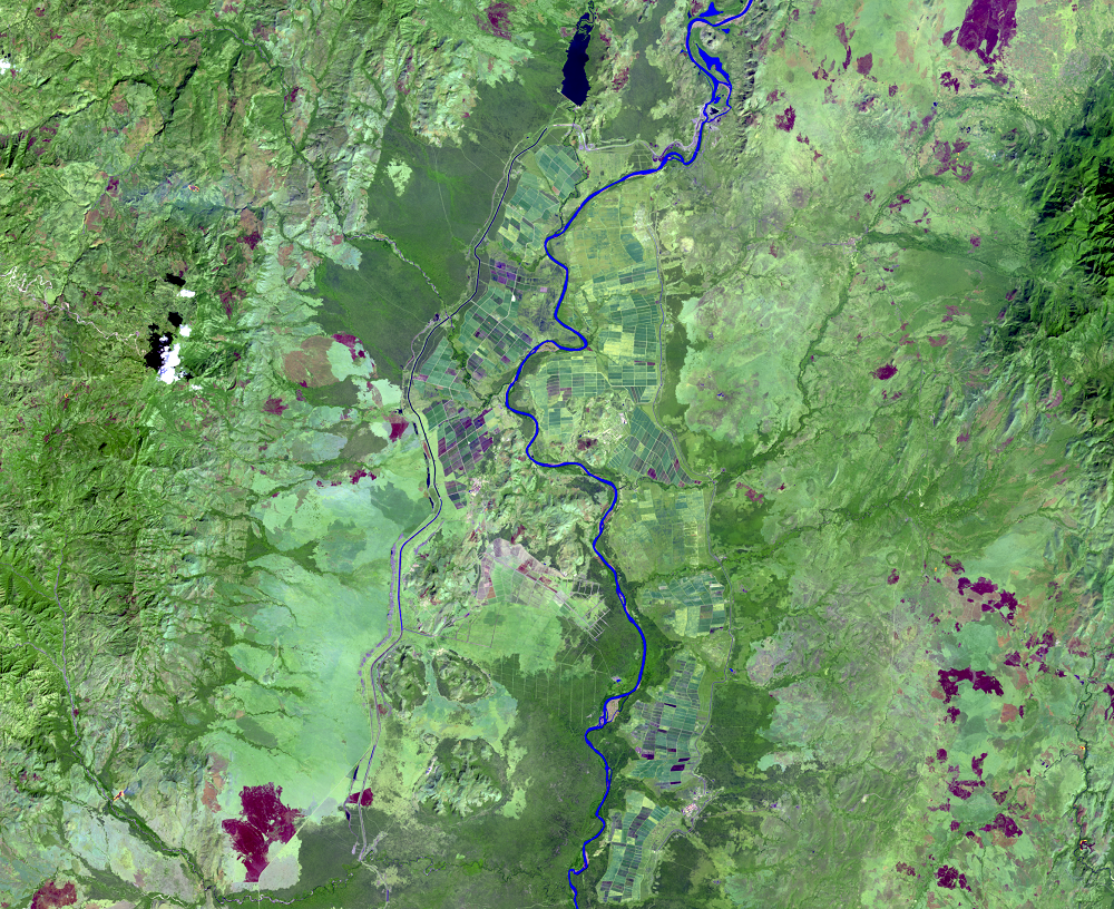 Dec. 18, 2020, Landsat 8 (path/row 170/56) — Sugar plantations, lower Omo River Valley, Ethiopia