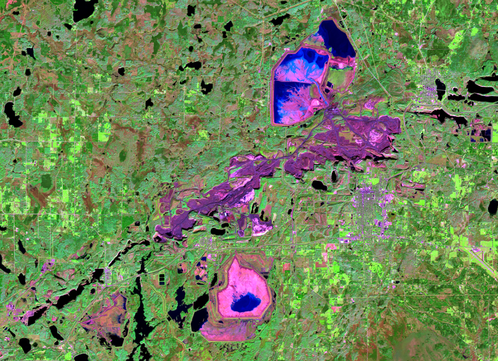 Oct. 5, 2020, Landsat 8 (path/row 27/27) — Mesabi Range, Minnesota, USA