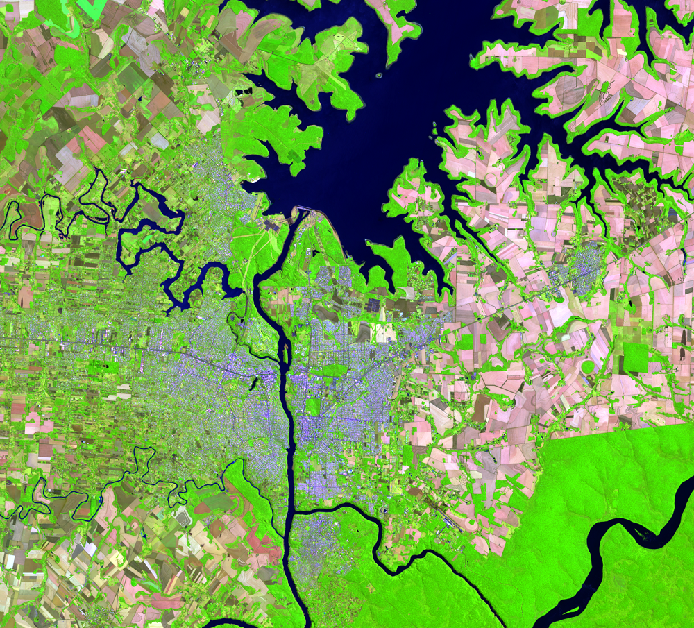 Sept. 23, 2020, Landsat 8 (path/row 224/78) — Itaipú Dam, South America