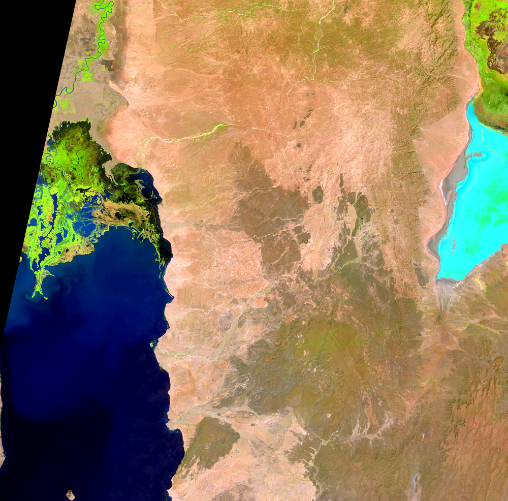 Jan. 28, 2021, Landsat 8 (path/row 169/57) — Lake Turkana, Kenya and Ethiopia