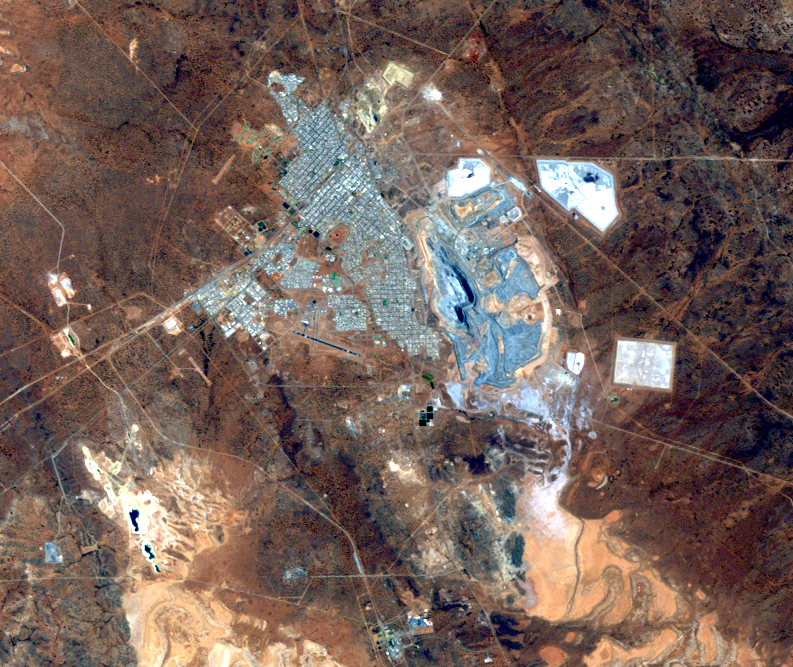 Dec. 28, 2010, Landsat 5 (path/row 109/81) — Super Pit, Western Australia