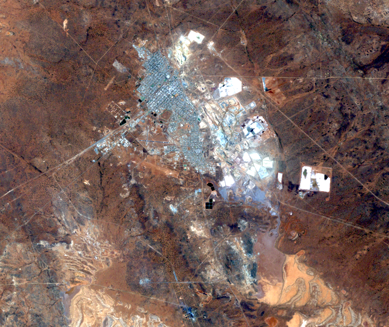 Dec. 8, 1991, Landsat 5 (path/row 109/81) — Super Pit, Western Australia