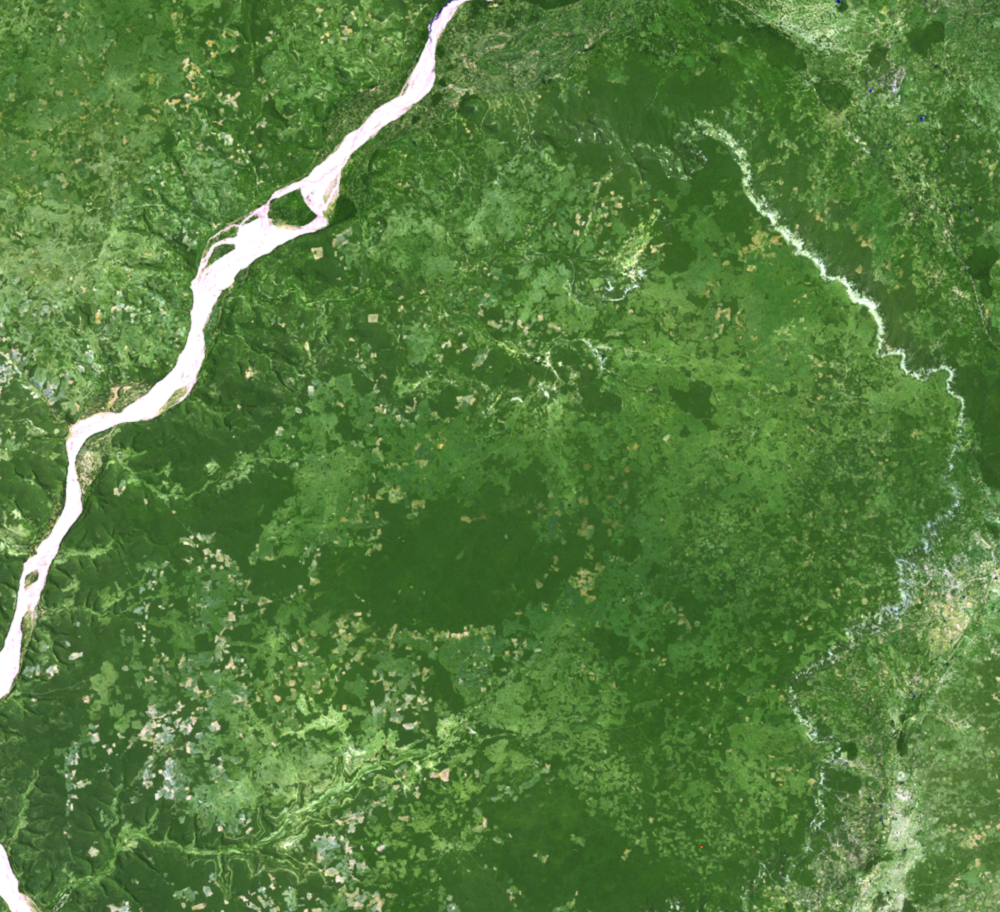 Mar. 6, 2002, Landsat 7 (path/row 160/77) — deforestation in Madagascar