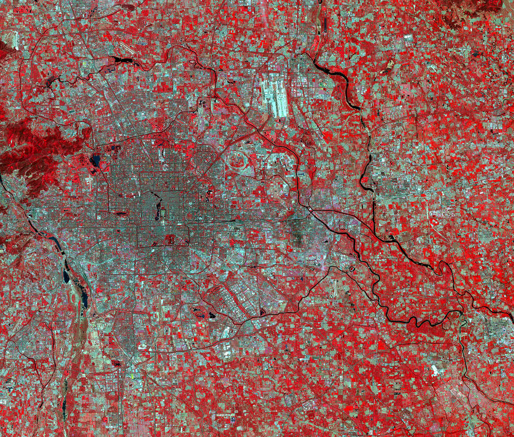May 2, 2021, Landsat 8 (path/row 123/32) — Beijing, China