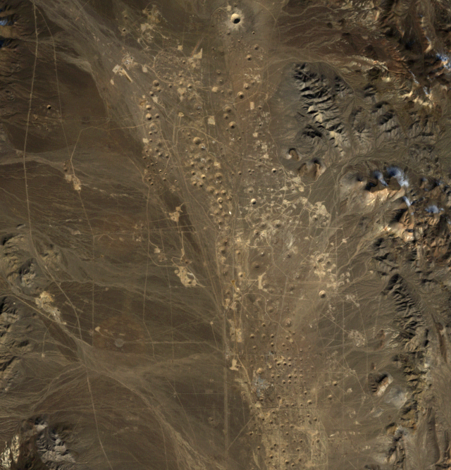 Nov. 17, 1982, Landsat 4 (path/row 40/34) — Yucca Flat, Nevada, USA