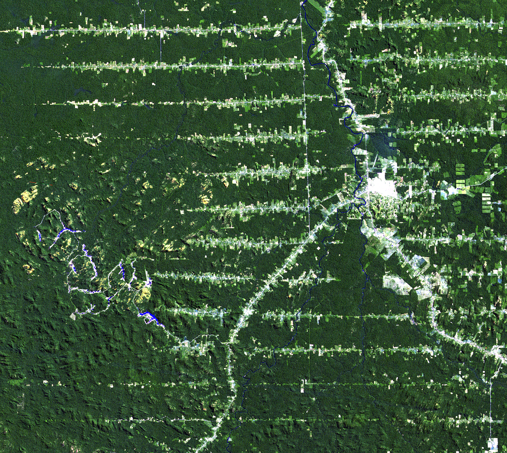 June 24, 1984, Landsat 5 (path/row 232/67) — Ariquemes, Brazil