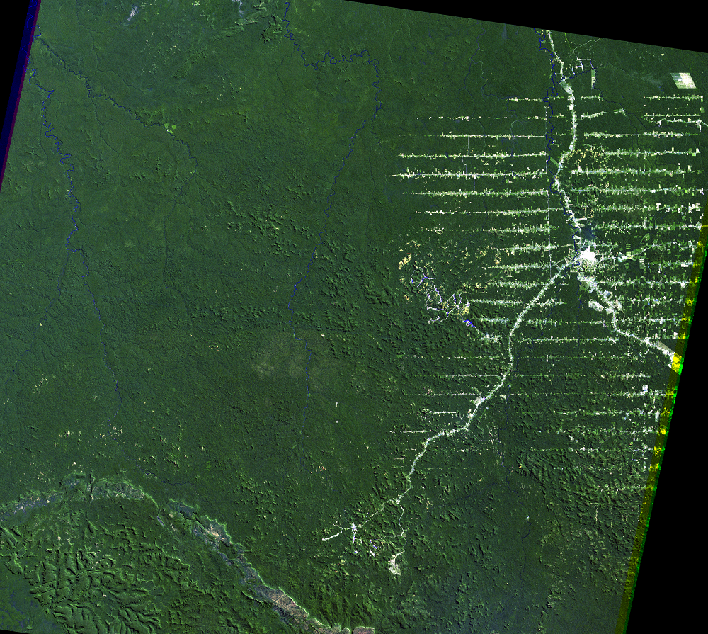 June 24, 1984, Landsat 5 (path/row 232/67) — Rondônia, Brazil