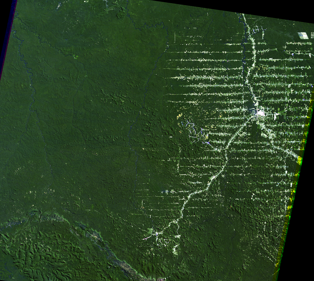 July 16, 1986, Landsat 5 (path/row 232/67) — Rondônia, Brazil