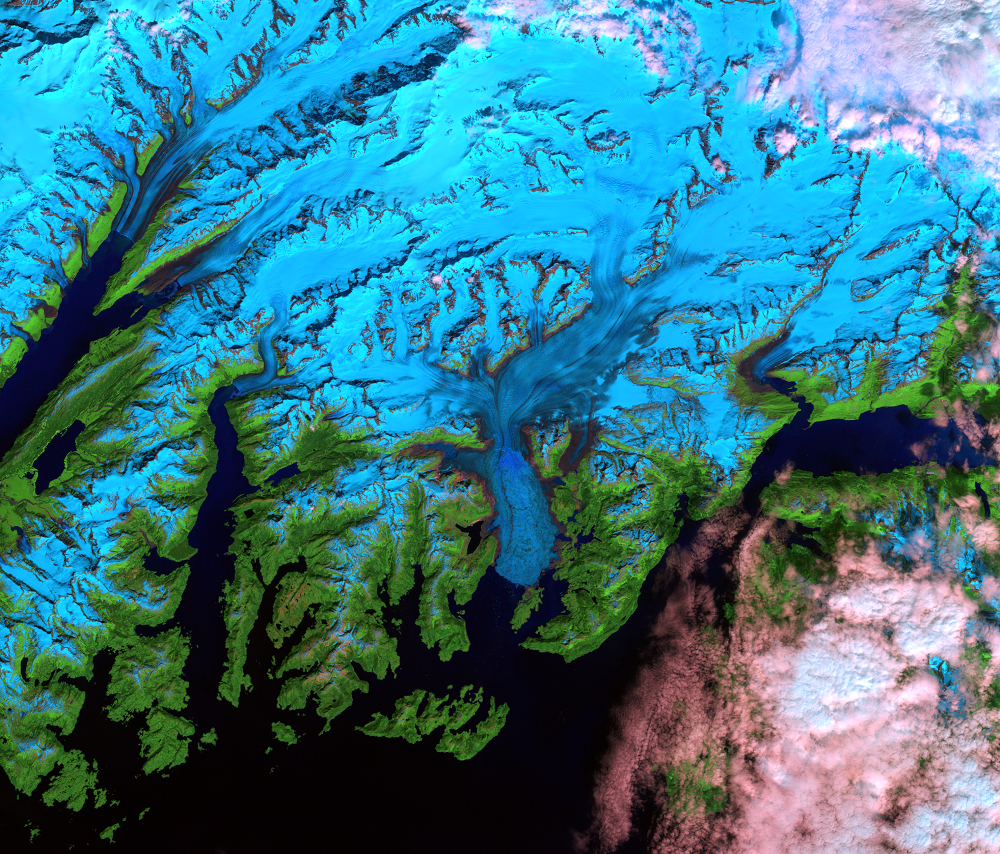 July 26, 2000, Landsat 7 (path/row 67/17) — Columbia Glacier, Alaska, USA