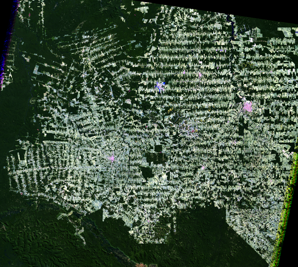 July 5, 2011, Landsat 5 (path/row 232/67) — Rondônia, Brazil