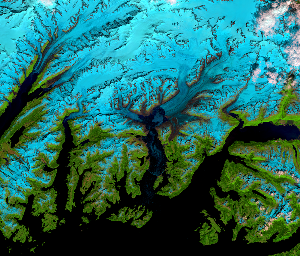 June 15, 2017, Landsat 8 (path/row 67/17) — Columbia Glacier, Alaska, USA