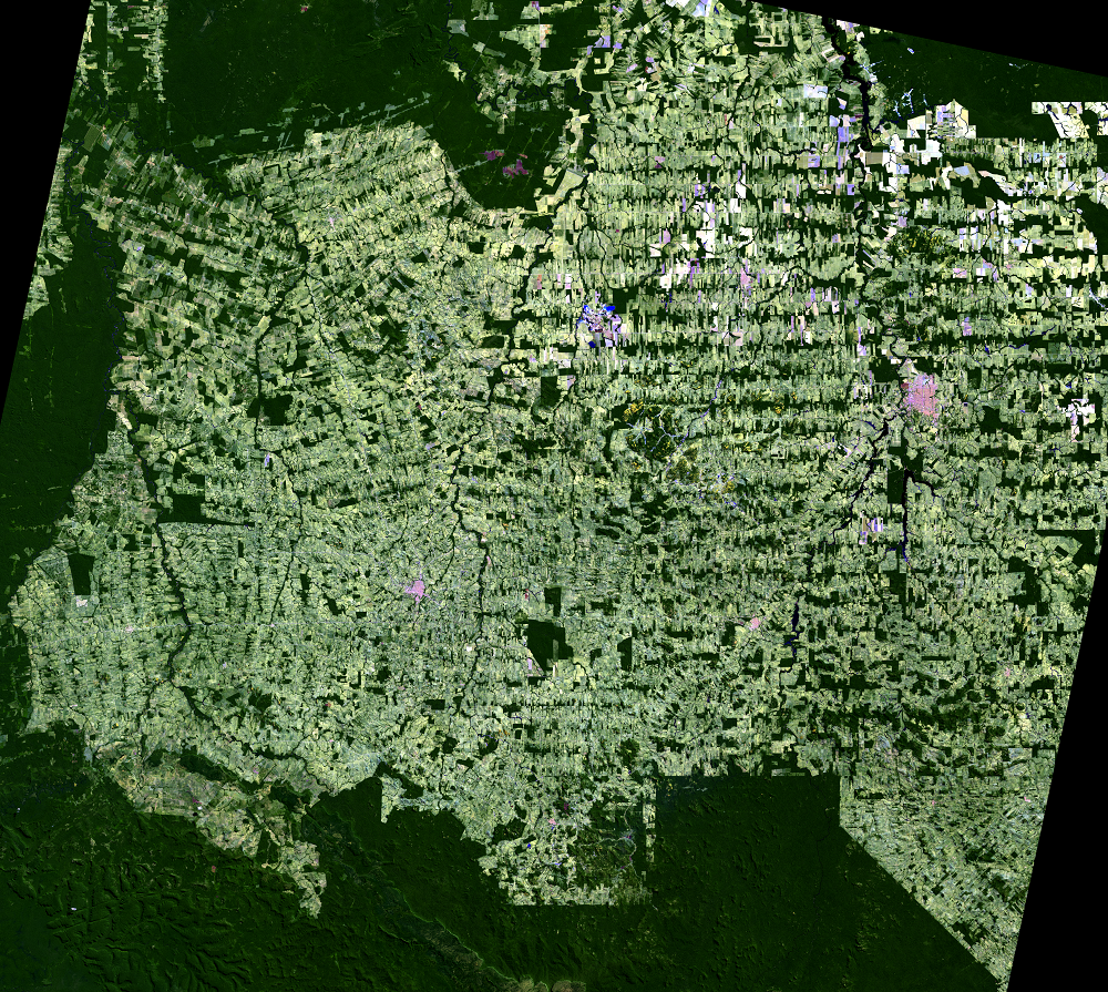 July 16, 2021, Landsat 8 (path/row 232/67) — Rondônia, Brazil
