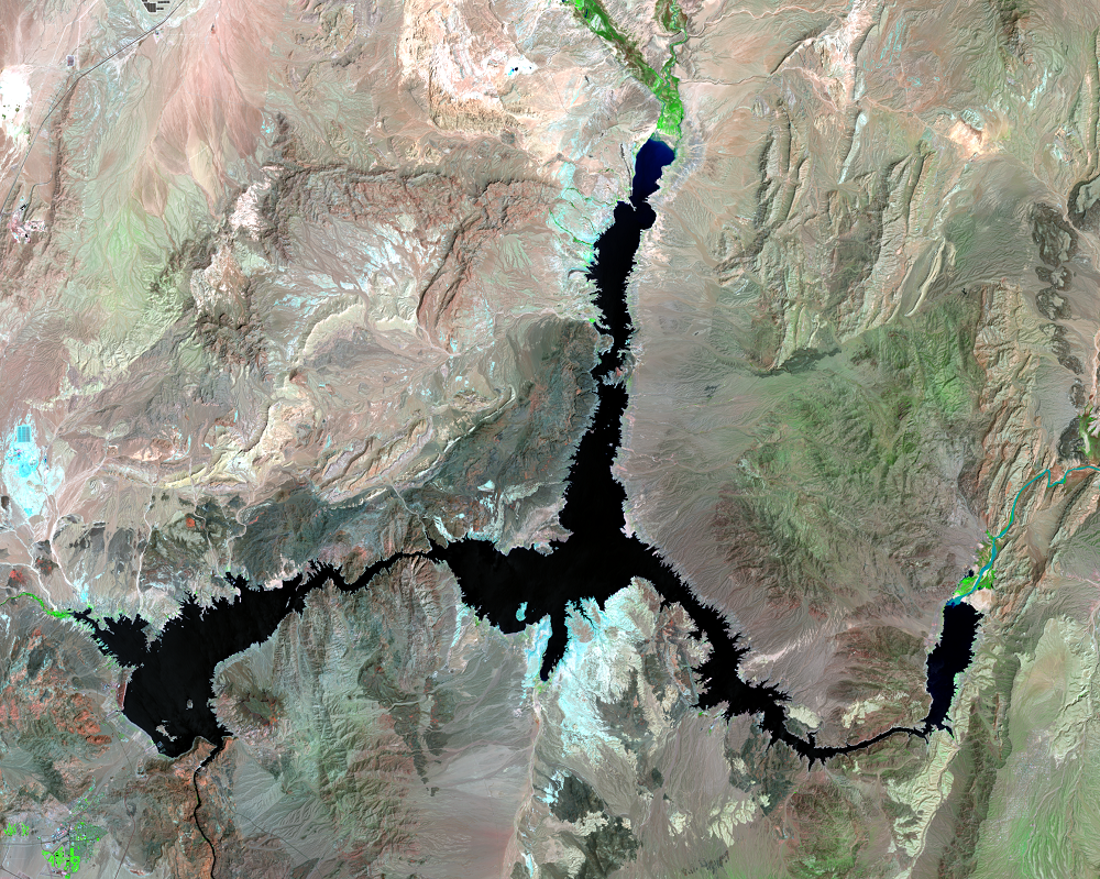 Aug. 9, 2021, Landsat 8 (path/row 39/35) — Lake Mead, USA