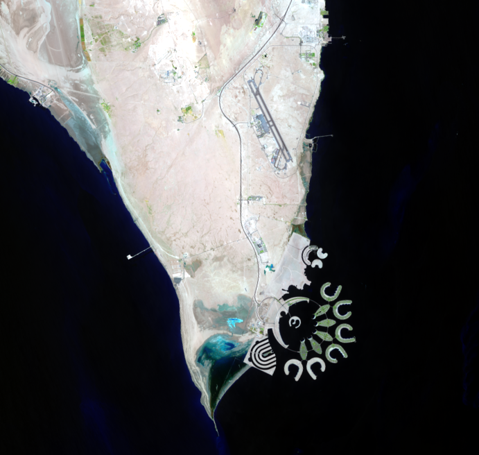 Sep. 15, 2021, Landsat 8 (path/row 163/42) — Durrat Al Bahrain