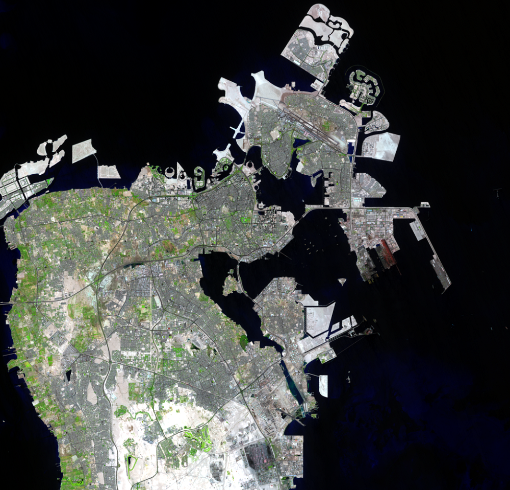 Sep. 15, 2021, Landsat 8 (path/row 163/42) — Manama, Bahrain