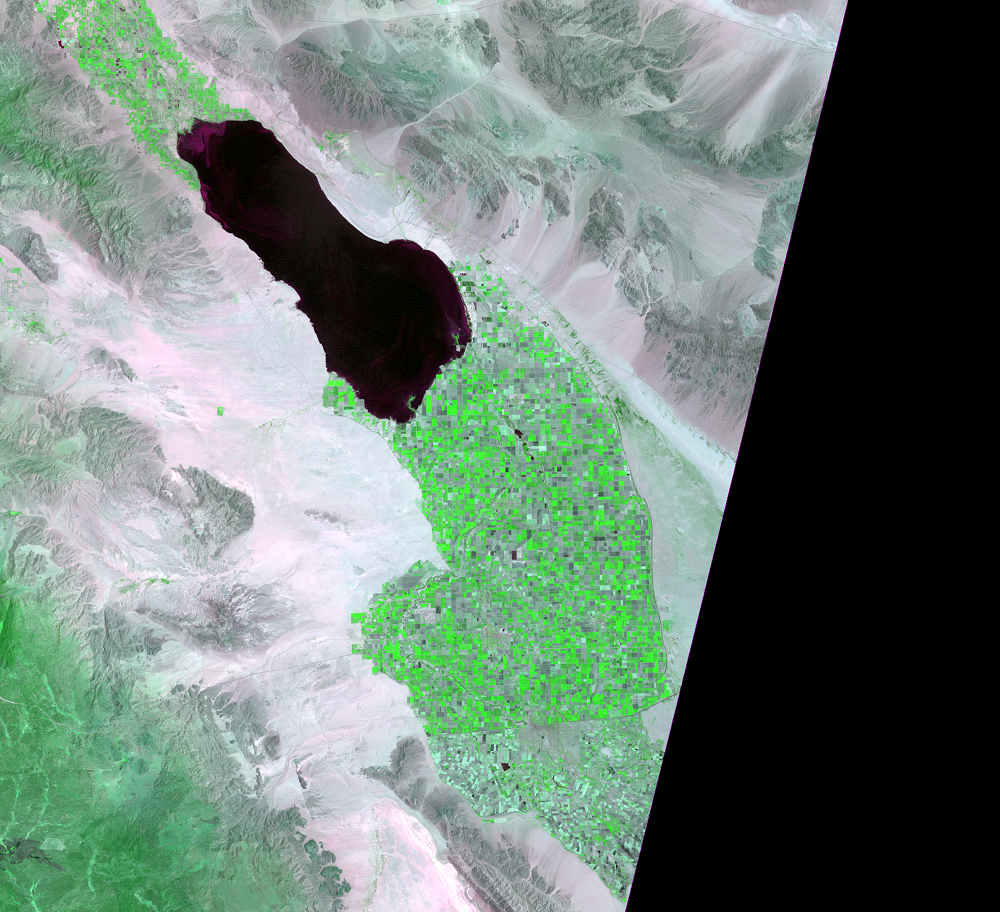 July 16, 1973, Landsat 1 (path/row 42/37) — Imperial Valley, California, USA